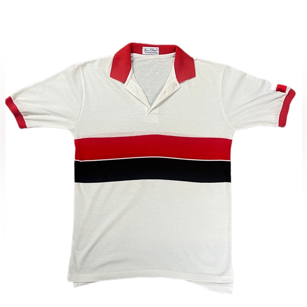 Men’s Sea Palms By Hartwell White Polo Shirt - Size L